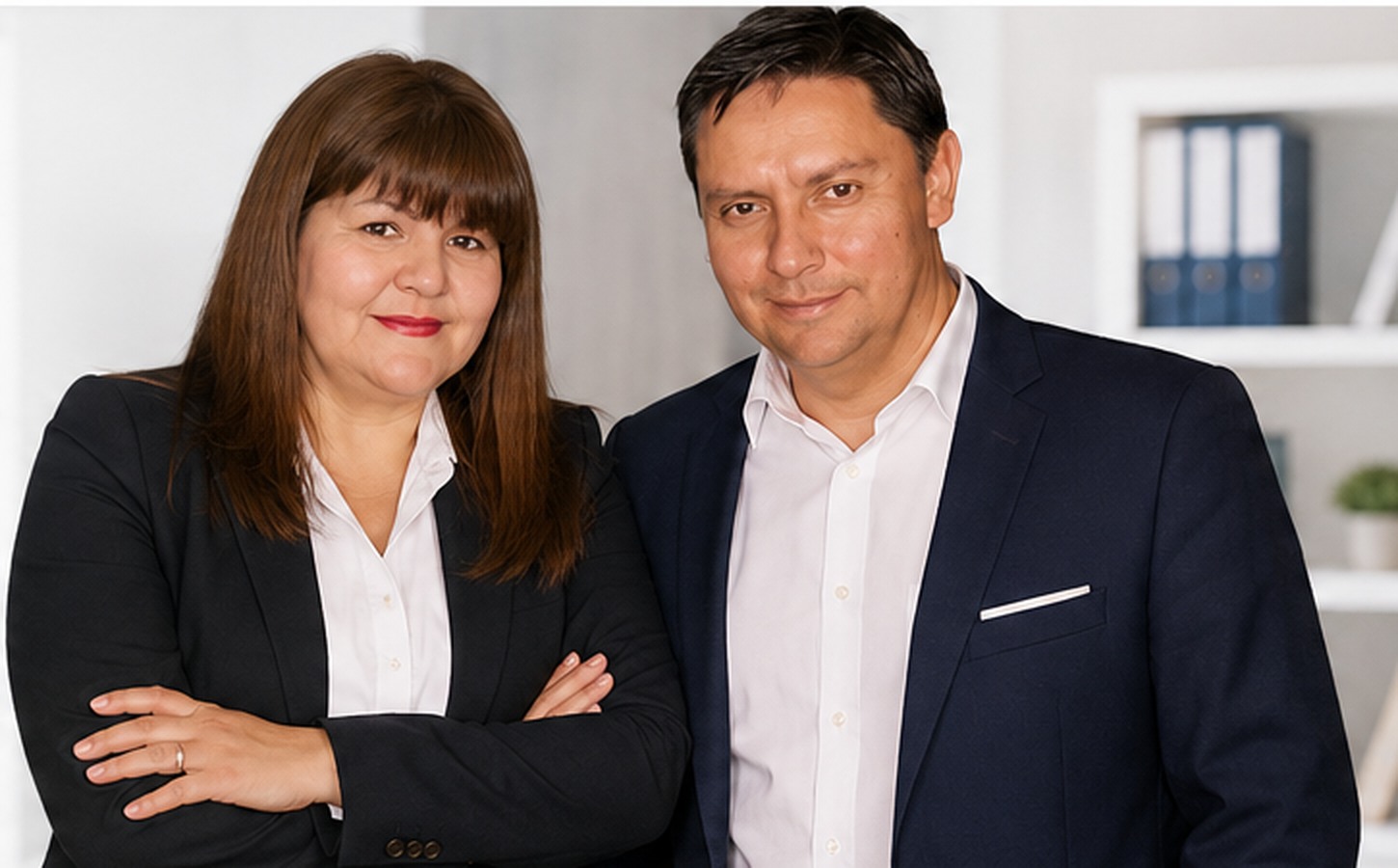 Andrea Muñoz y Alejandro Vera, fundadores de A&A Contabilidades